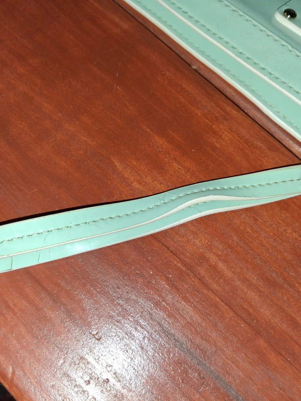 kate spade Mint Green Patent Leather Wristlet Clutch